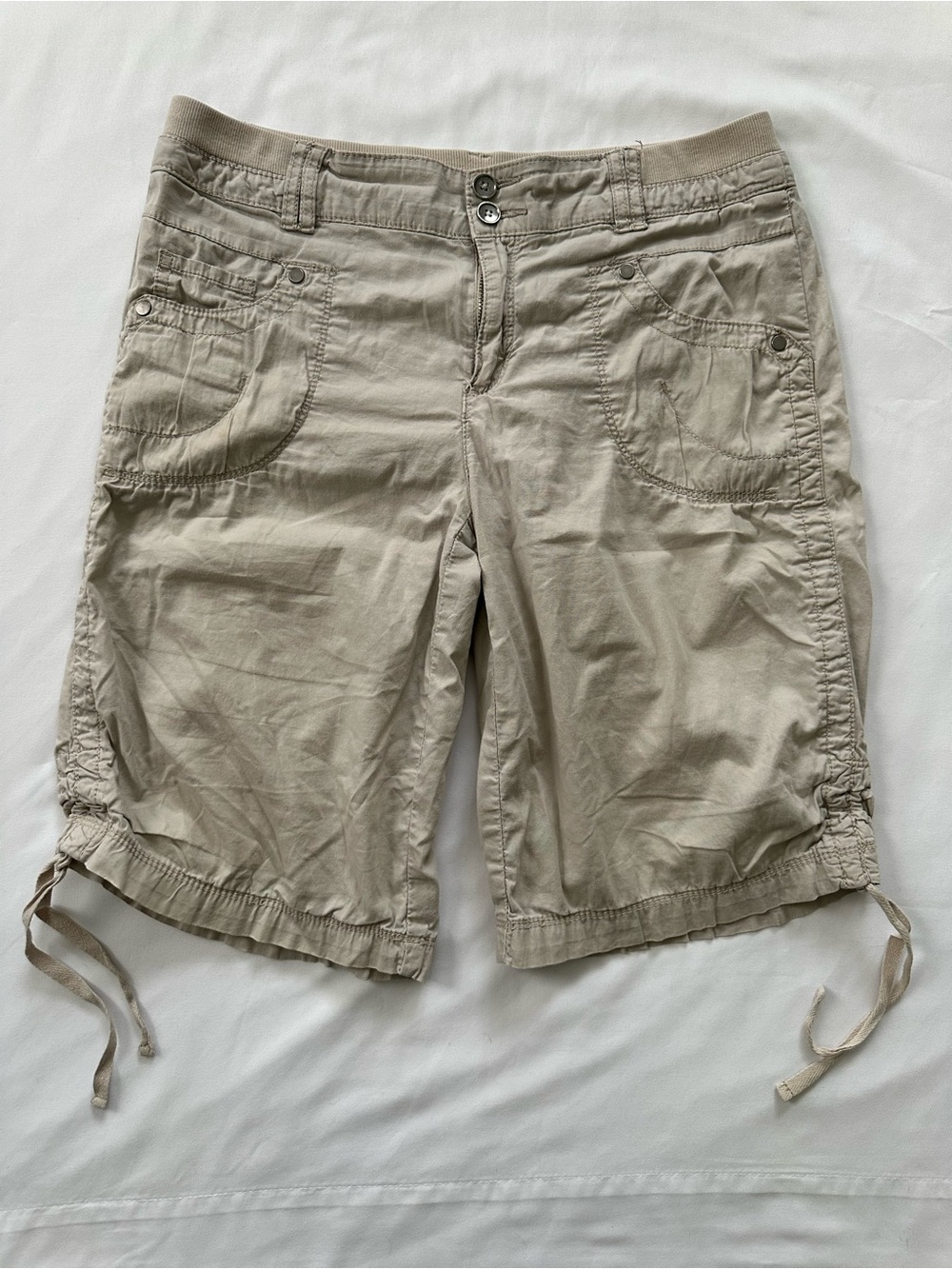 Ron Jon Women's Khaki Cargo Shorts